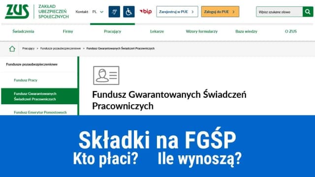 Kto płaci składki na fundusz gwarantowanych świadczeń pracowniczych? Kto płaci składki na fundusz gwarantowanych świadczeń pracowniczych?